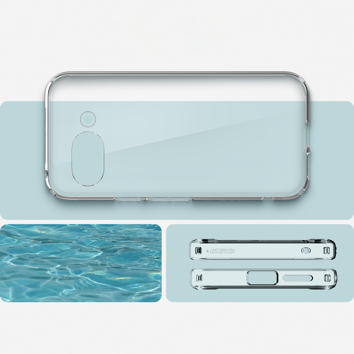 Etui Spigen Ultra Hybrid do Google Pixel 9A, przezroczyste